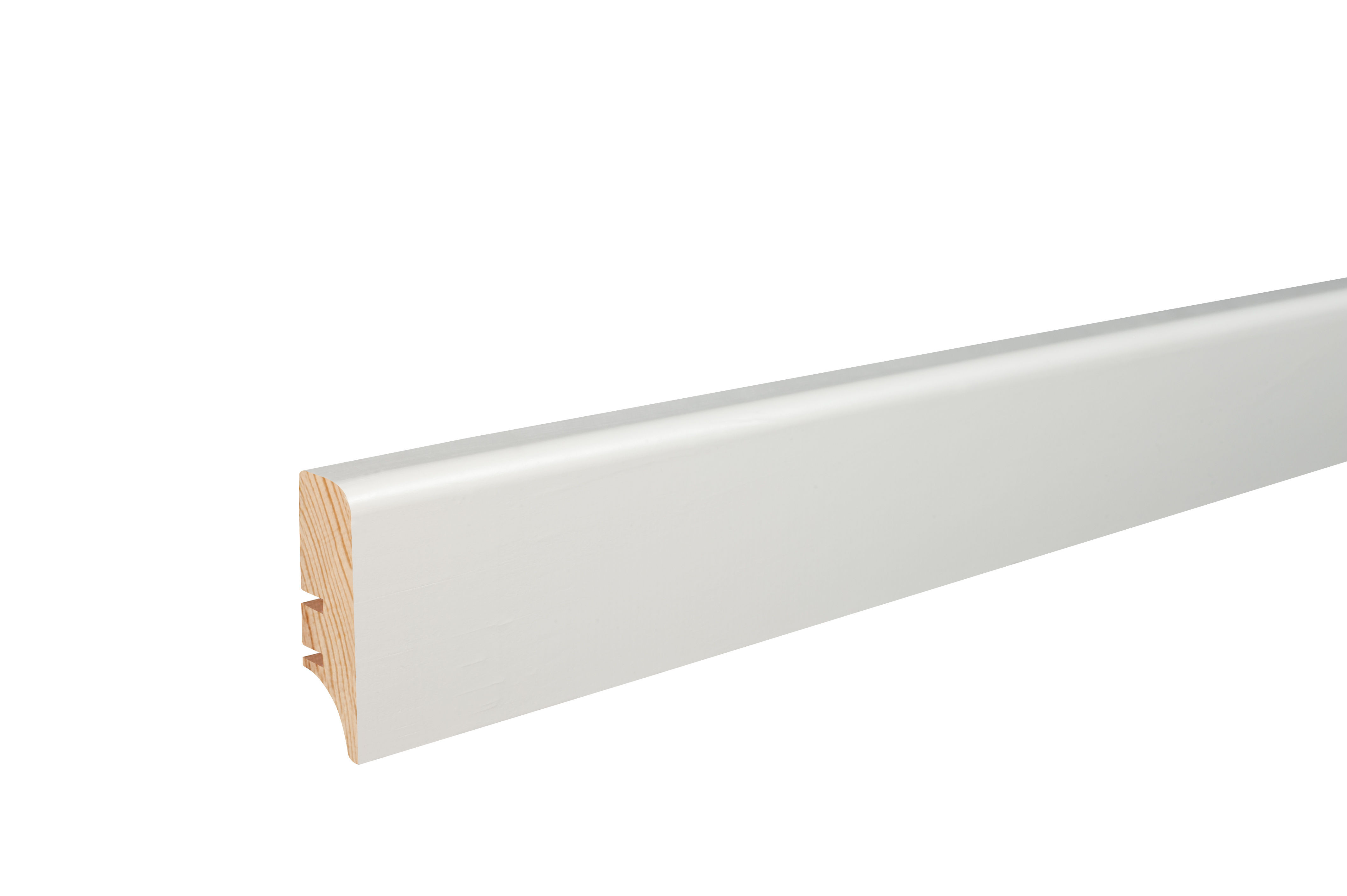 Soklová lišta lakovaná PW46 bílá 220 cm