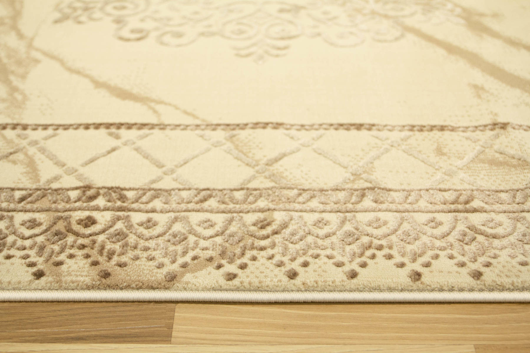 Koberec Allora Plus 8164A Marmur Ornament béžový / krémový