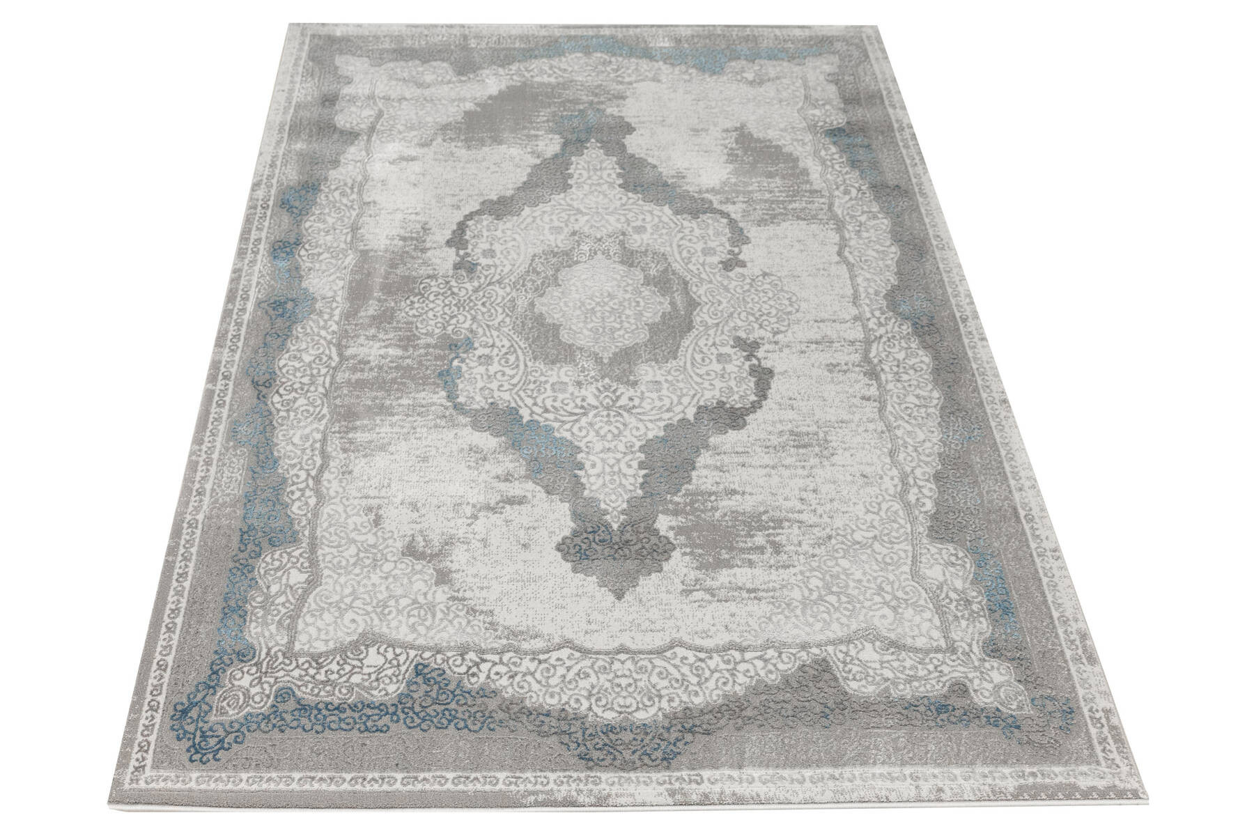 Koberec Allora Plus B827B ornament, šedý