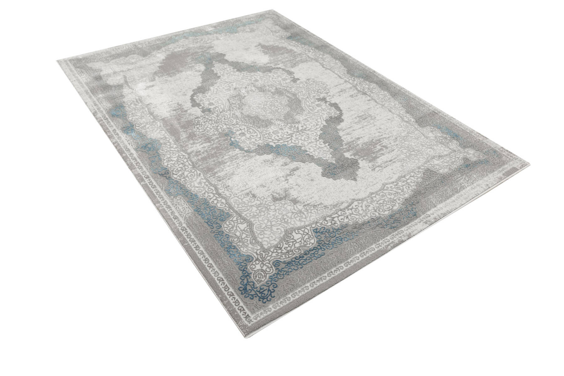 Koberec Allora Plus B827B ornament, šedý