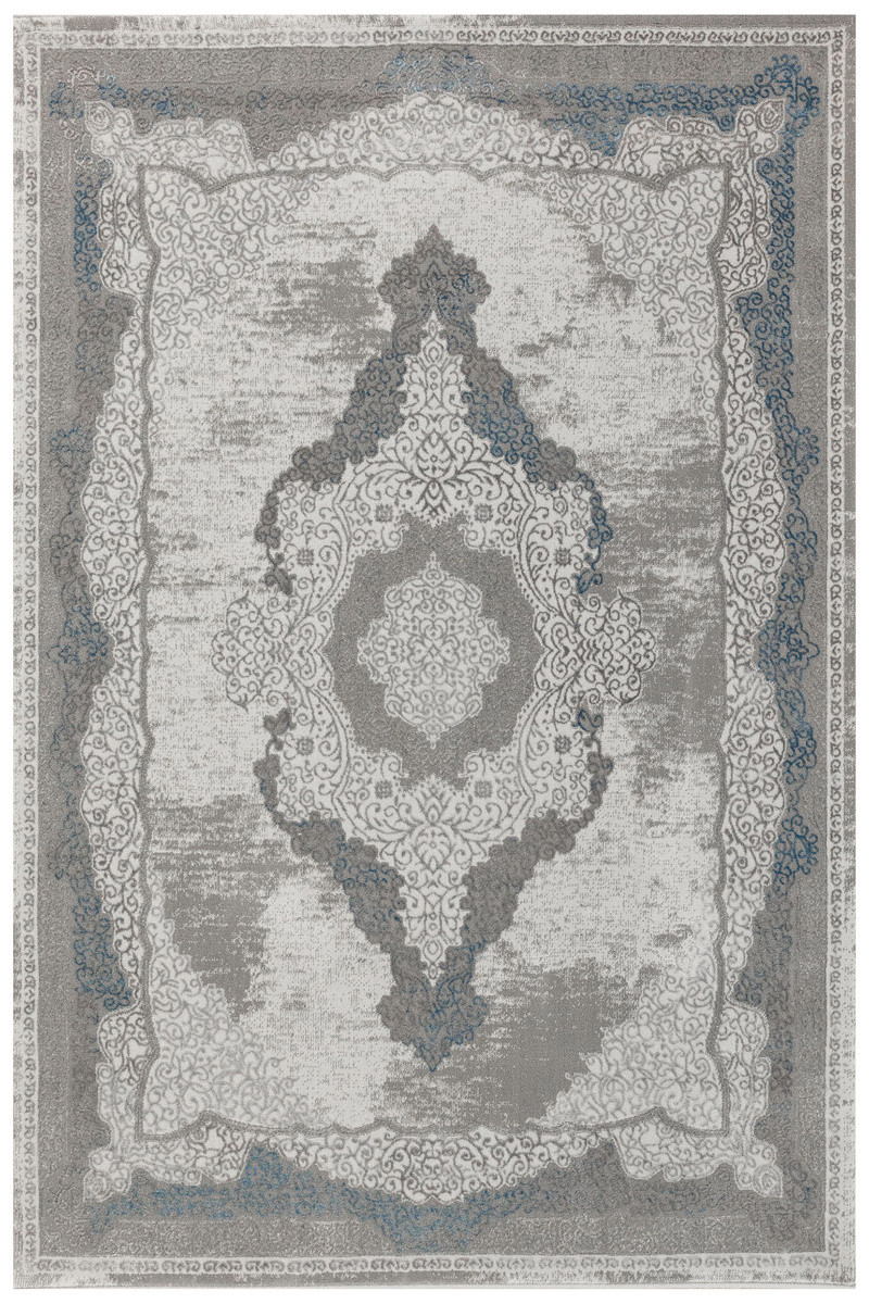 Koberec Allora Plus B827B ornament, šedý