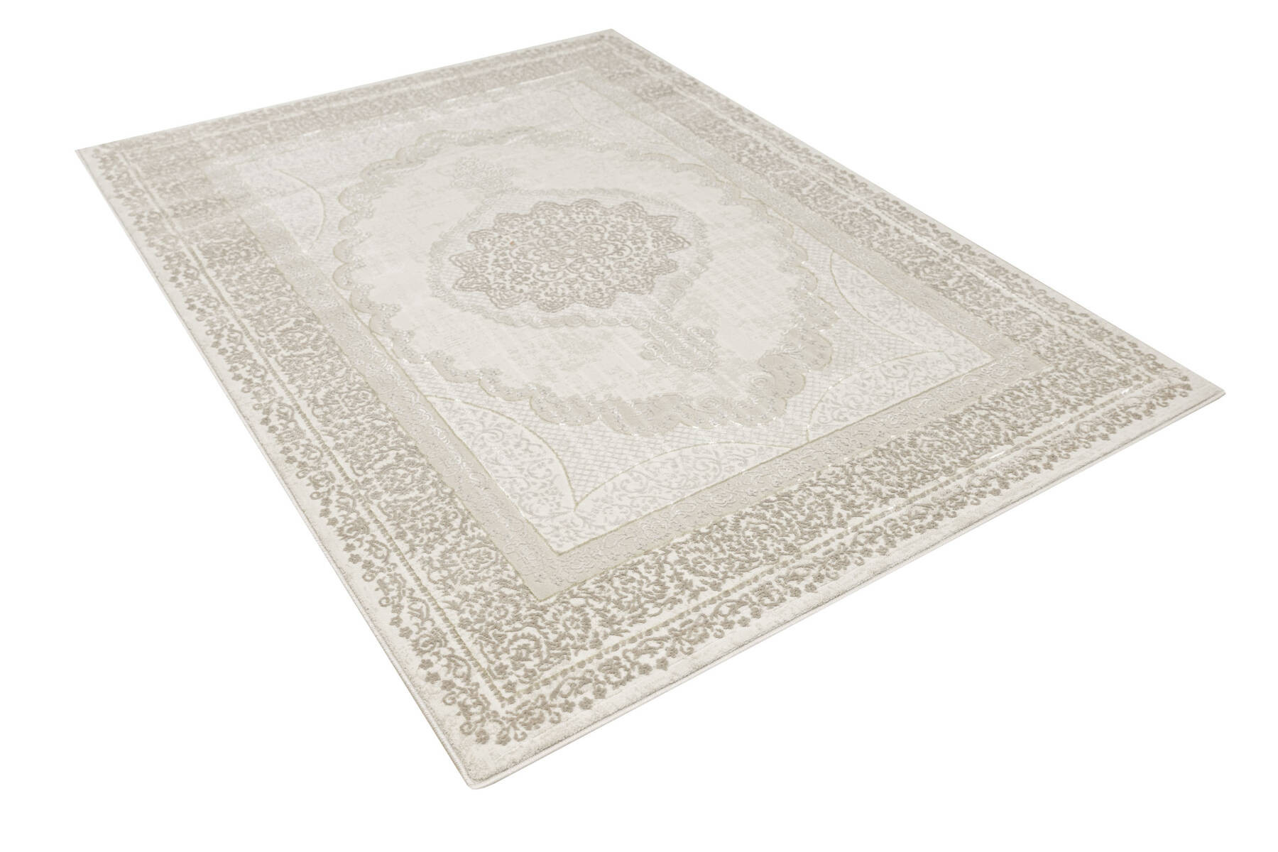 Koberec Allora Plus E976A ornament, krémový / béžový