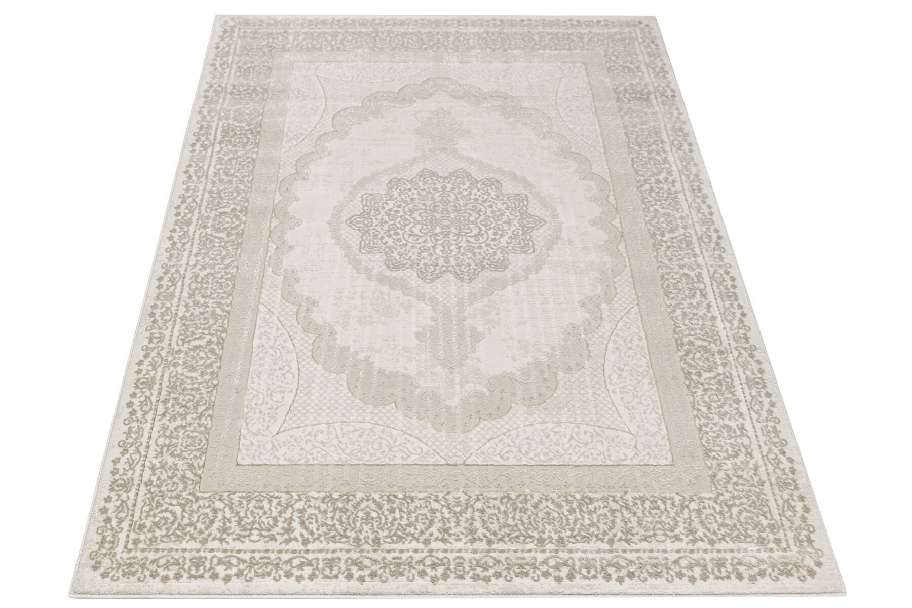 Koberec Allora Plus E976A ornament, krémový / béžový