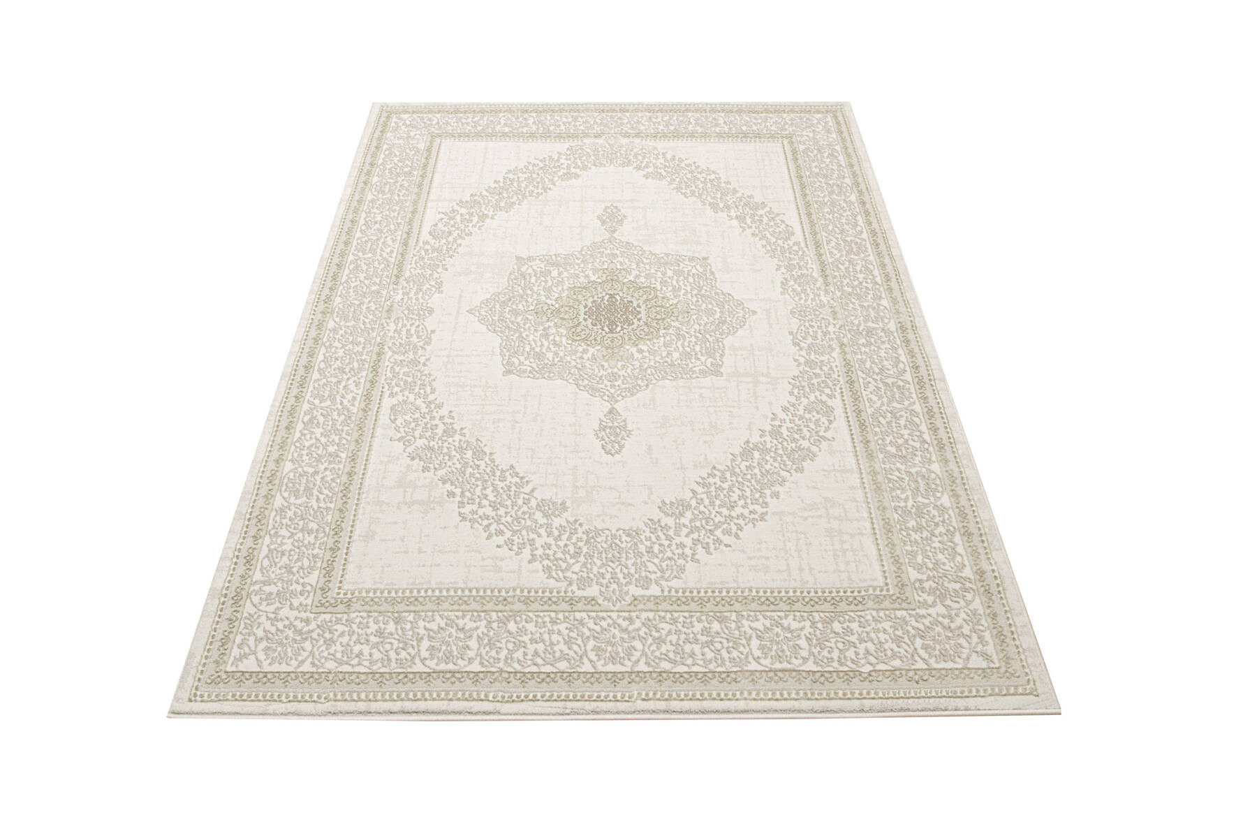 Koberec Allora Plus F344A Ornament krémový / béžový