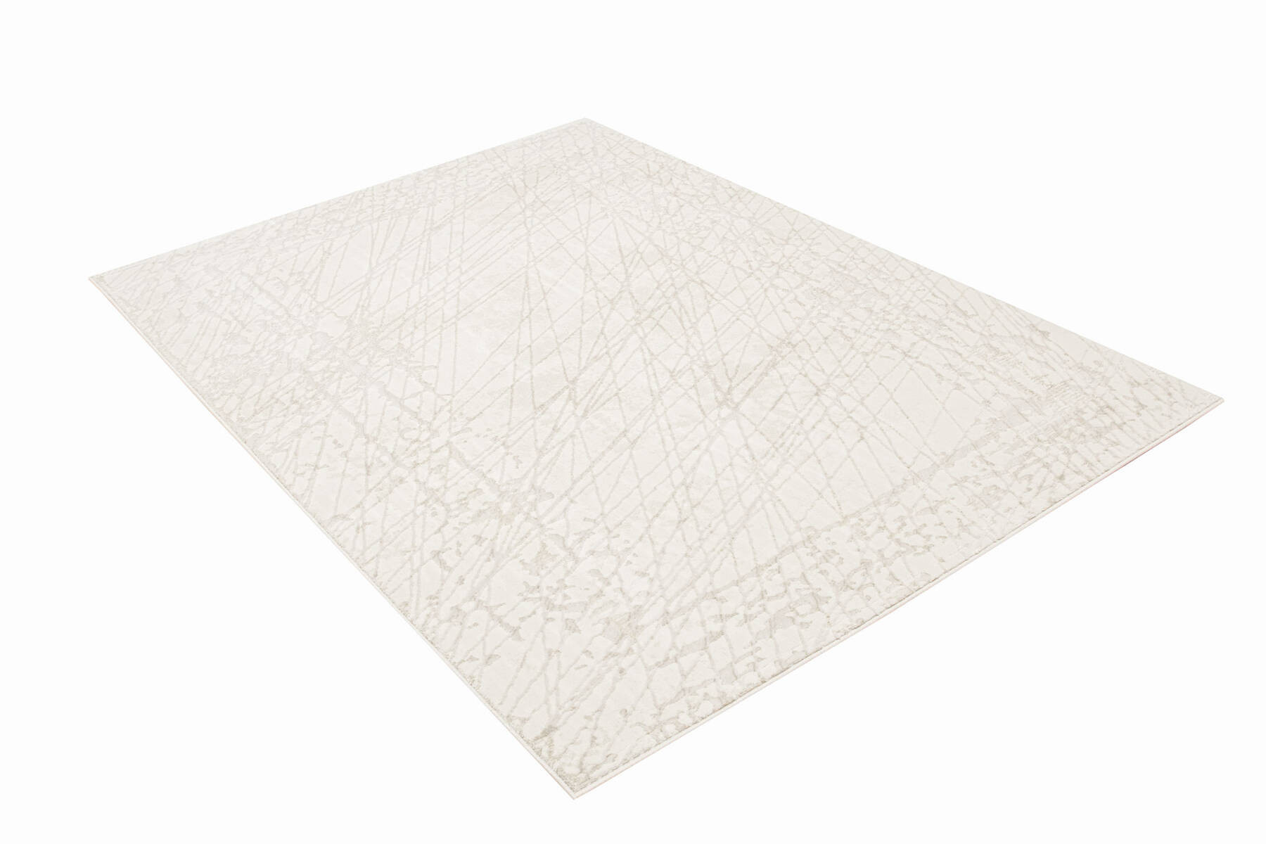 Koberec Allora Plus F928A rám / mramor, krémový