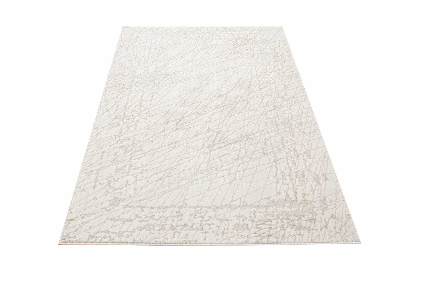 Koberec Allora Plus F928A rám / mramor, krémový