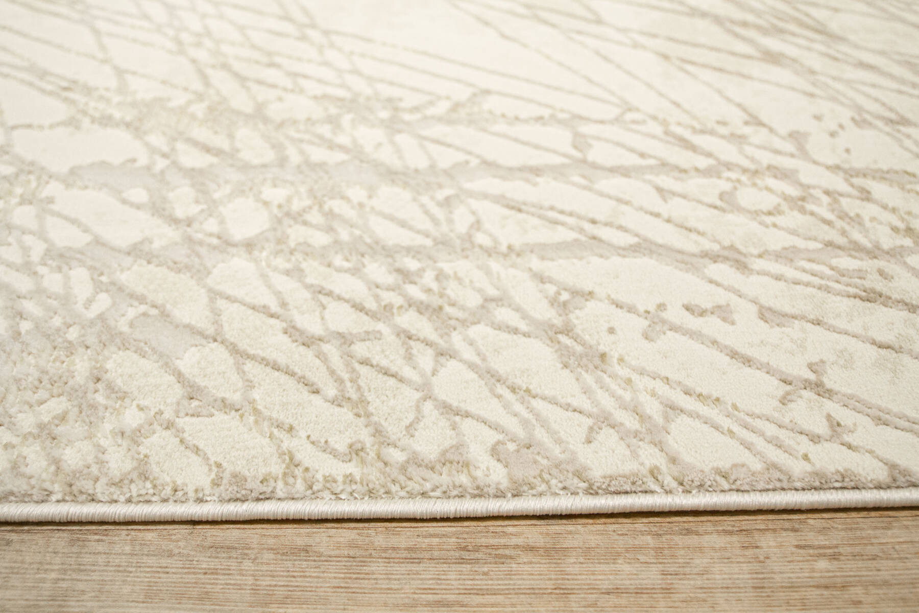 Koberec Allora Plus F928A rám / mramor, krémový