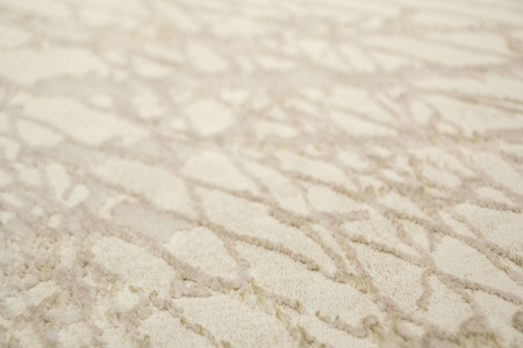 Koberec Allora Plus F928A rám / mramor, krémový