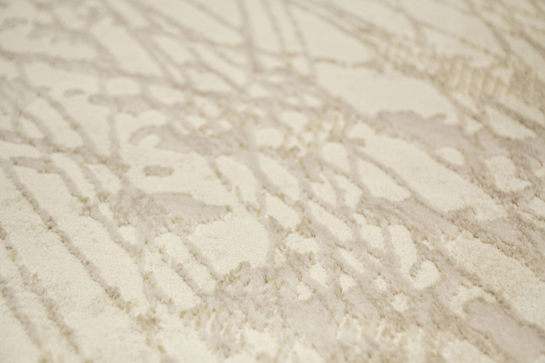 Koberec Allora Plus F928A rám / mramor, krémový