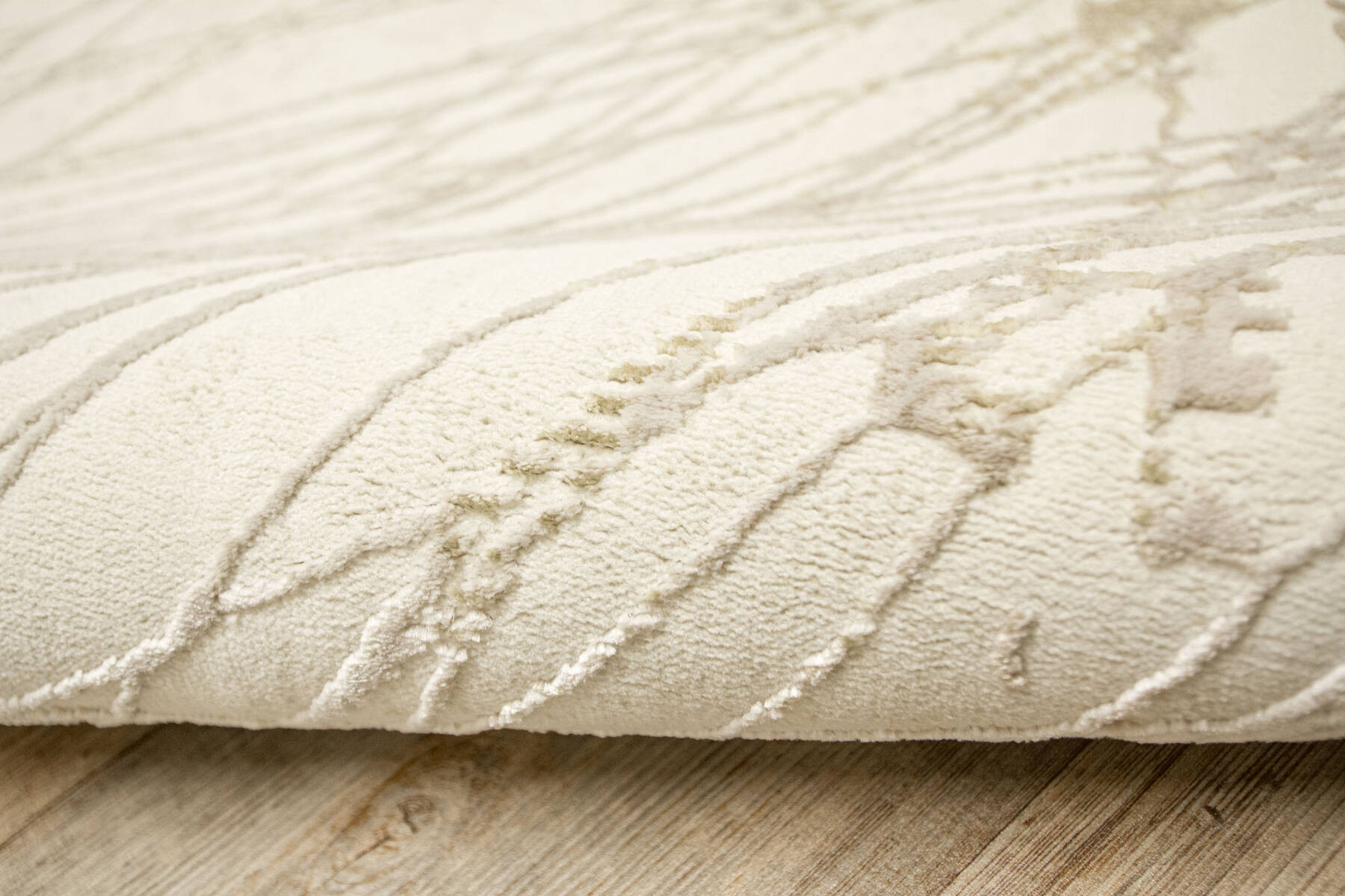 Koberec Allora Plus F928A rám / mramor, krémový