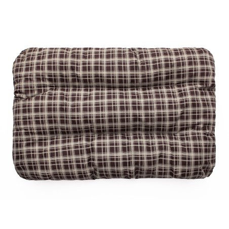 Matrace ECO PRESTIGE R1 károvaný, hnědý