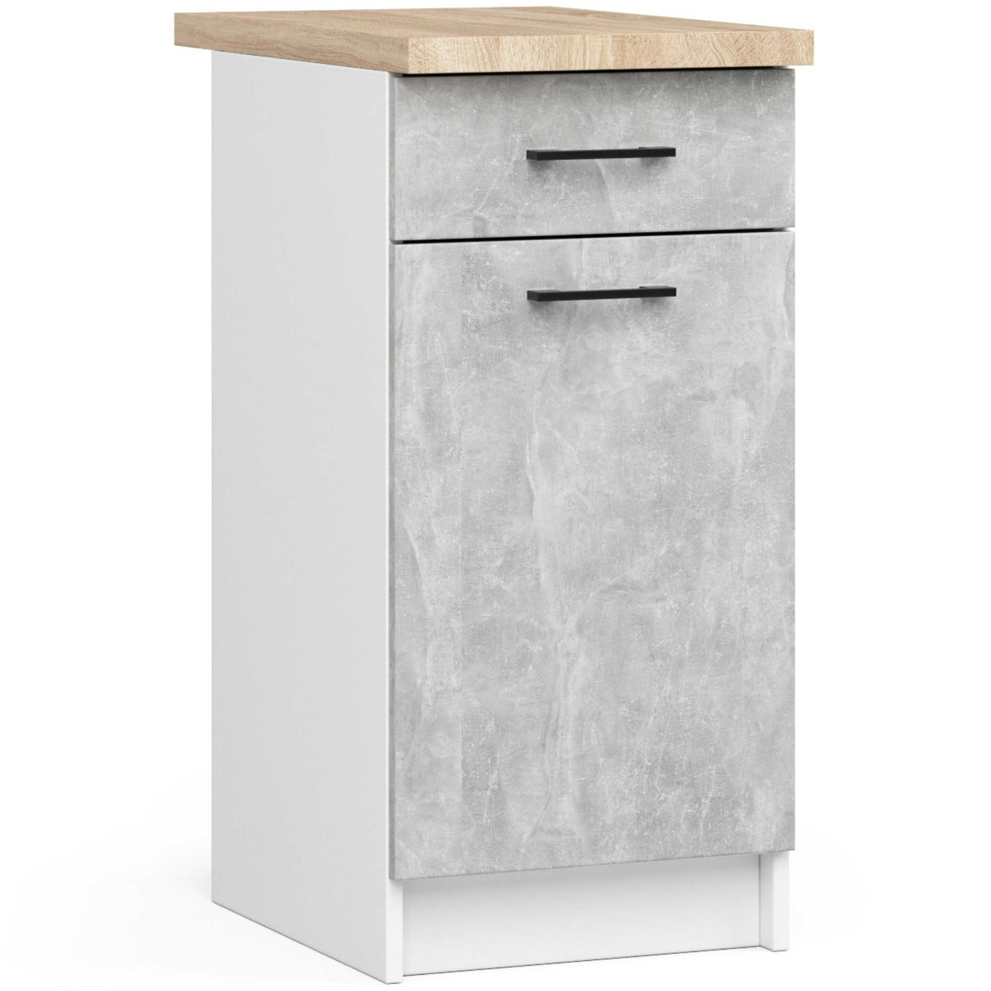 Kuchyňská linka OLIWIA 2.4 m bílá / beton