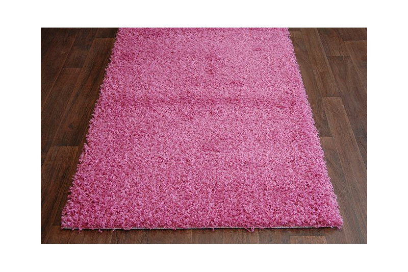 Metrážový koberec SHAGGY růžový