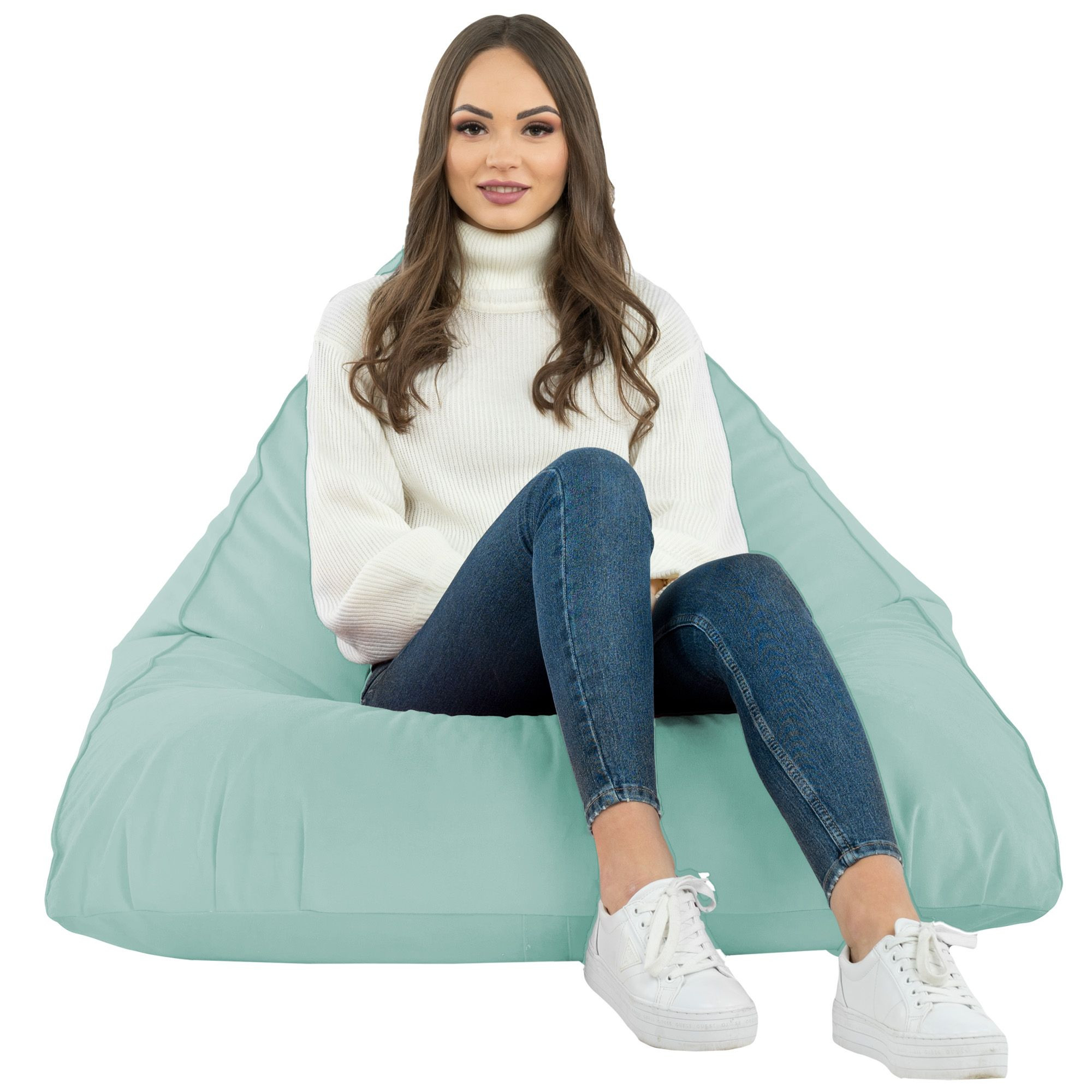 Sedací vak Bermudy SAKO mátový plyš