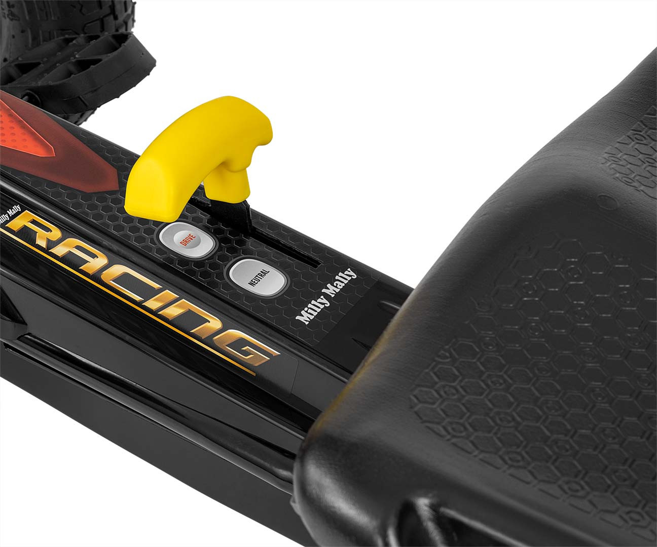 Šlapací motokára Thor černá