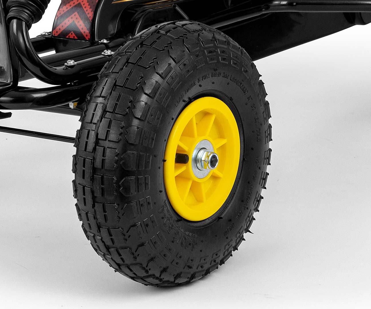 Šlapací motokára Thor černá