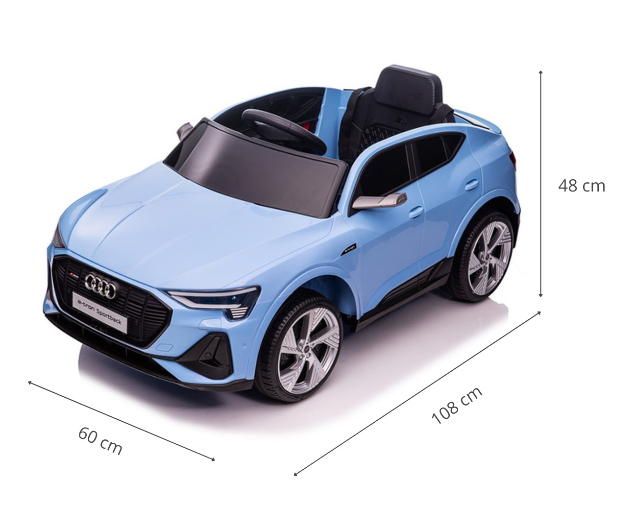 Elektrické autíčko Audi E-Tron Sportback 4x4 modré
