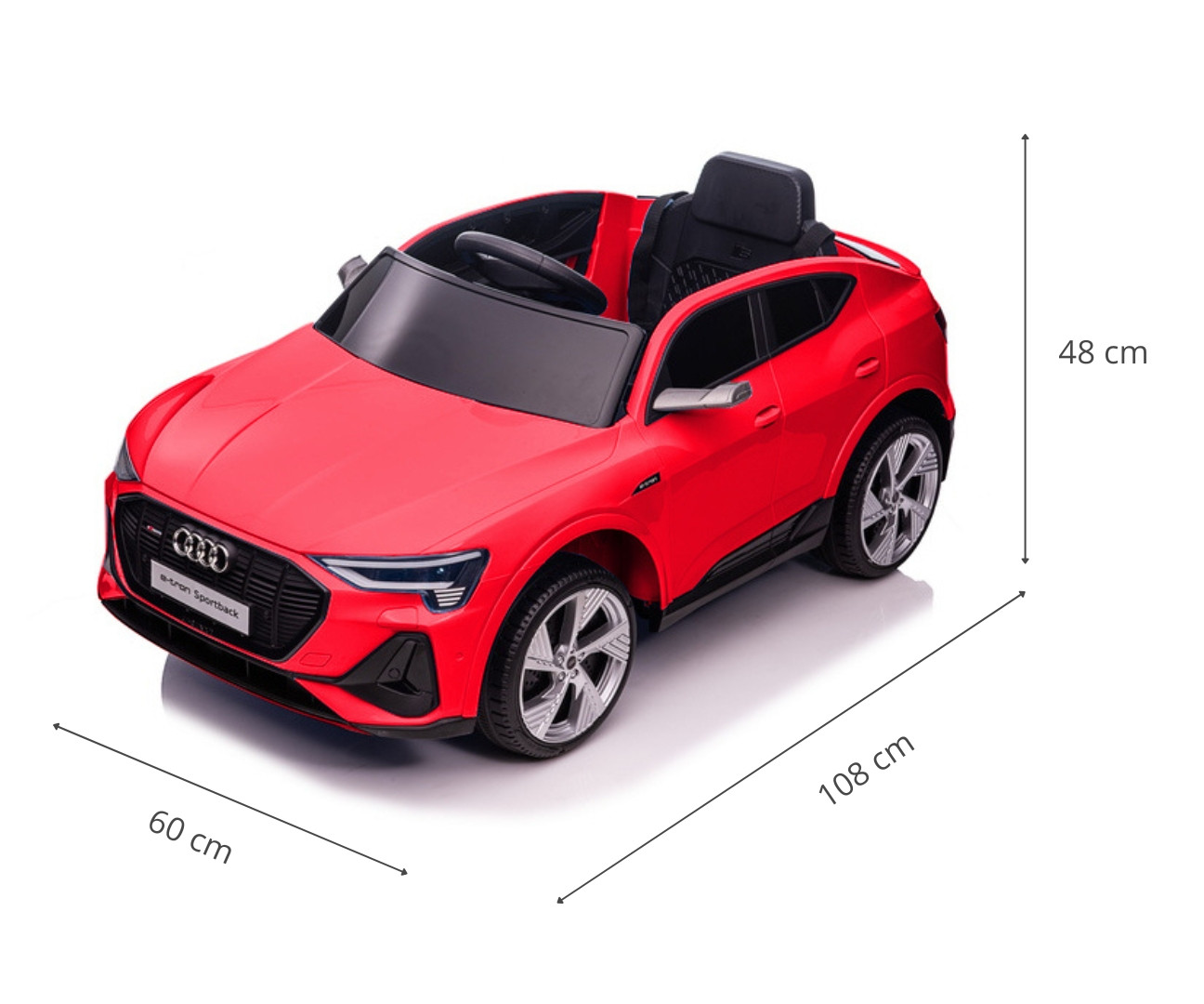 Elektrické autíčko Audi E-Tron Sportback 4x4 červené