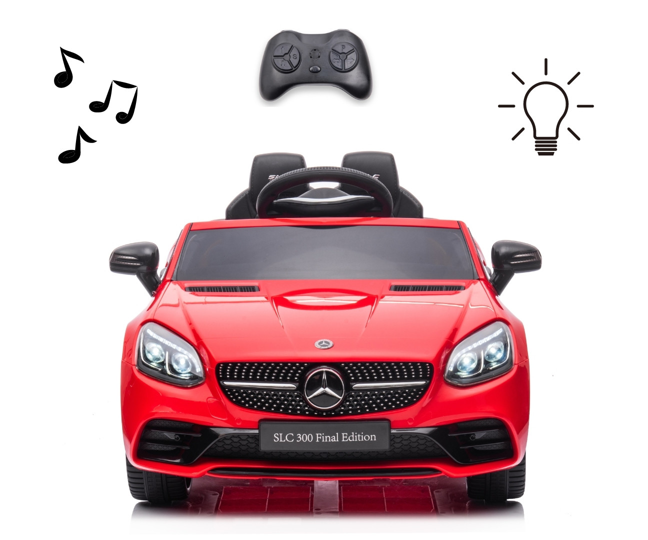 Elektrické autíčko Mercedes-Benz SLC červené