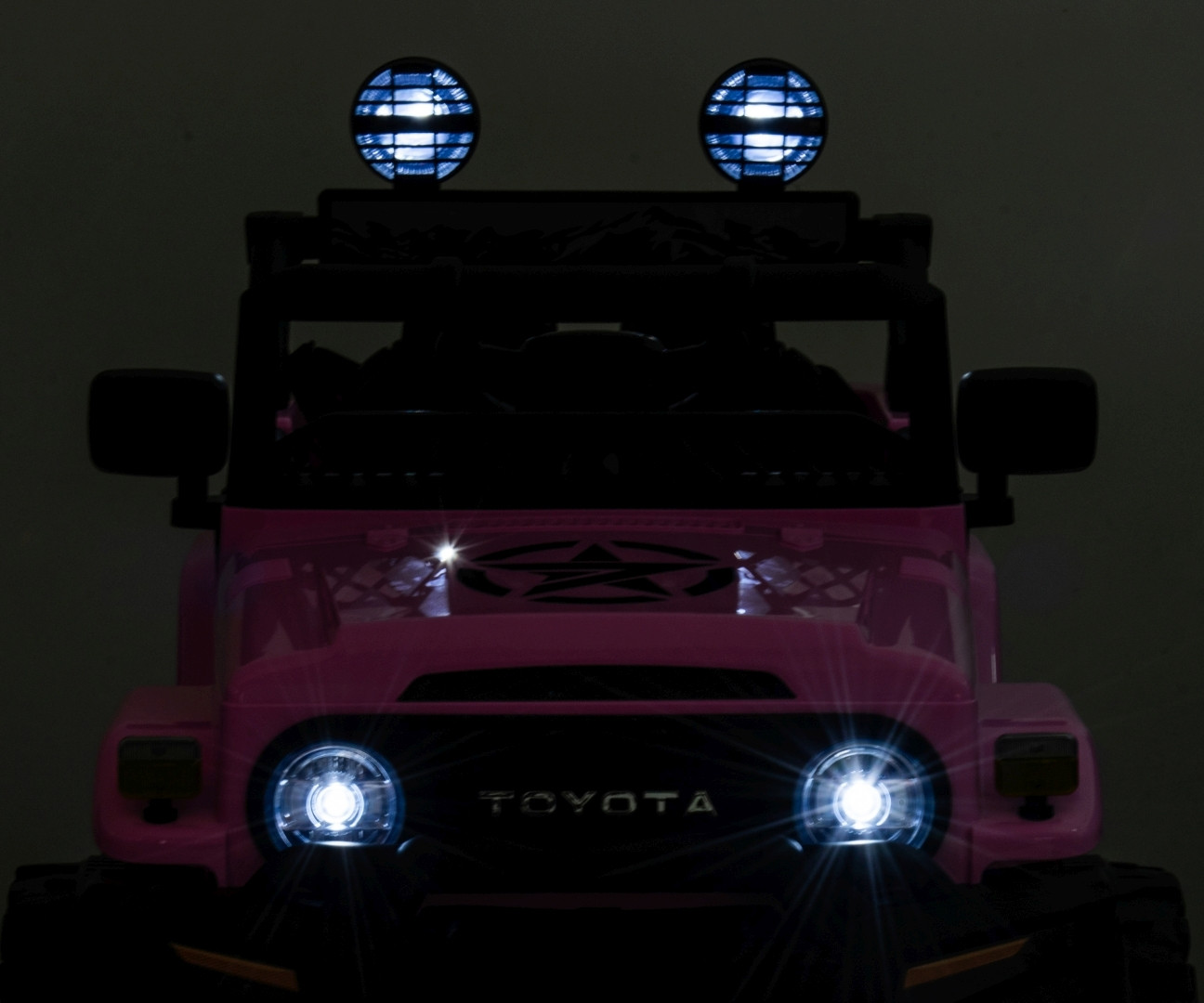 Elektrické autíčko Toyota FJ Cruiser růžové