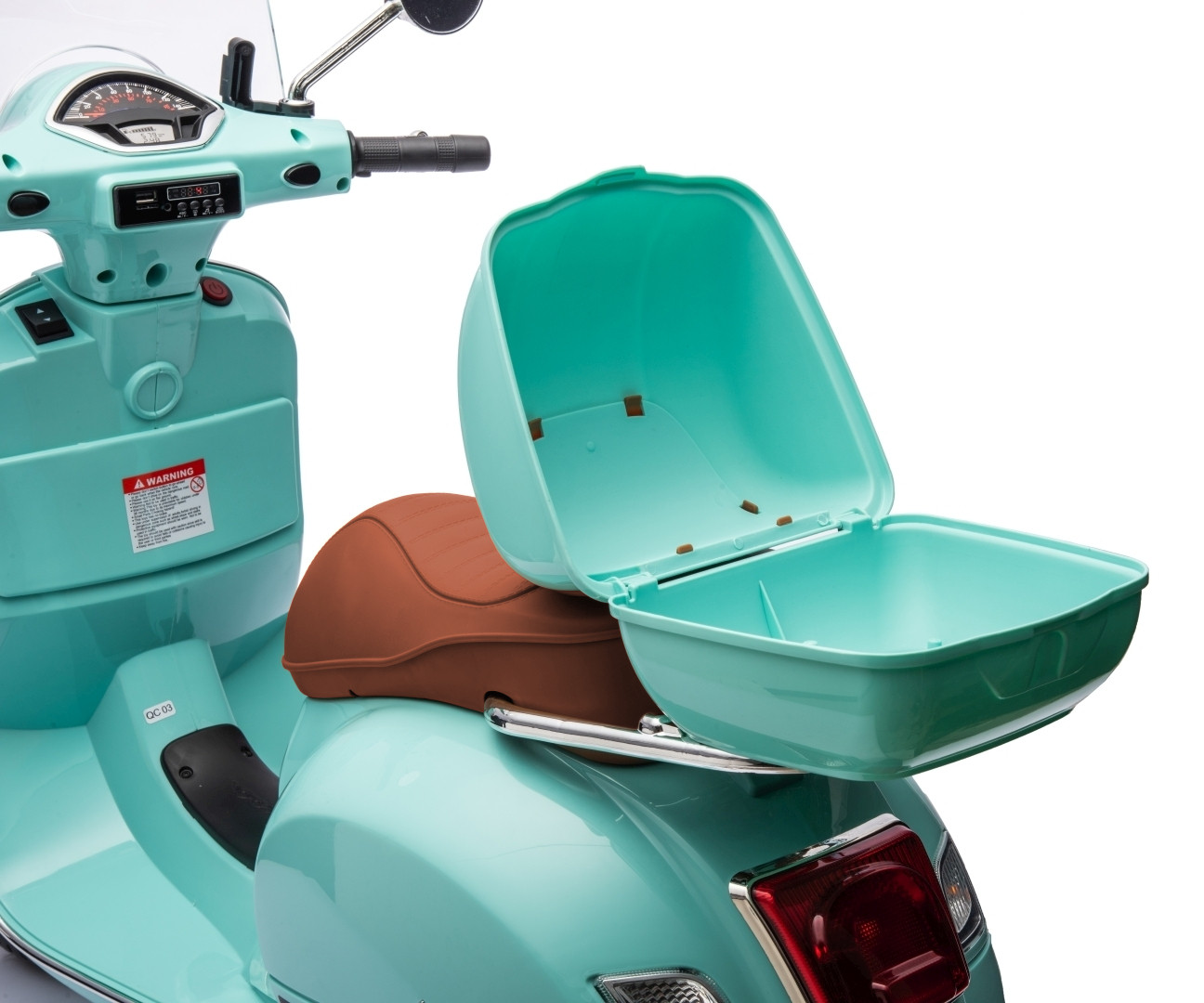 Elektrický skútr Vespa GTS Super mátový