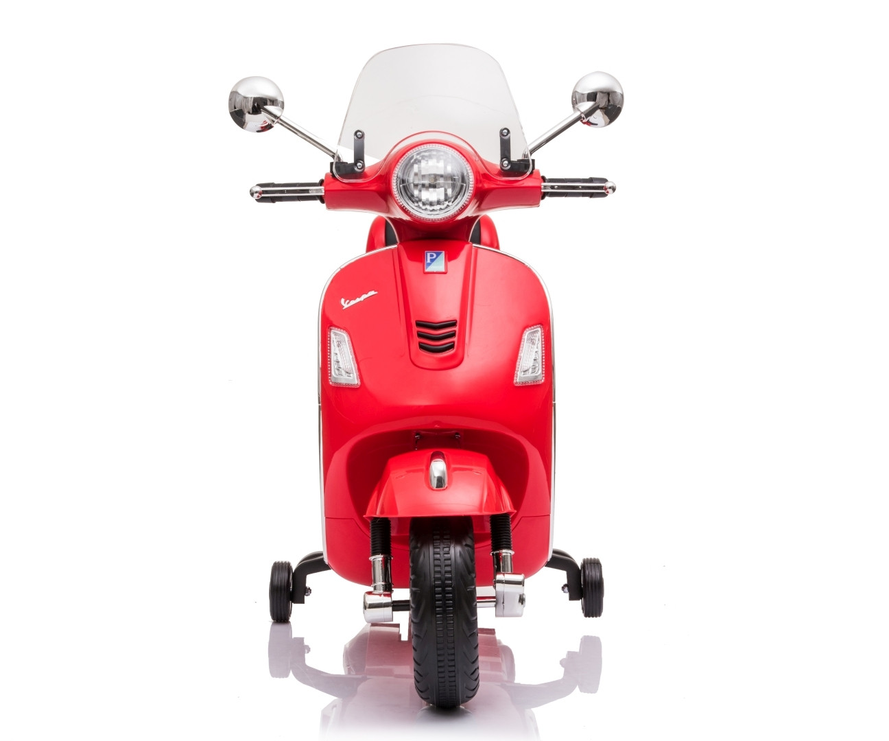 Elektrický skútr Vespa GTS Super červený