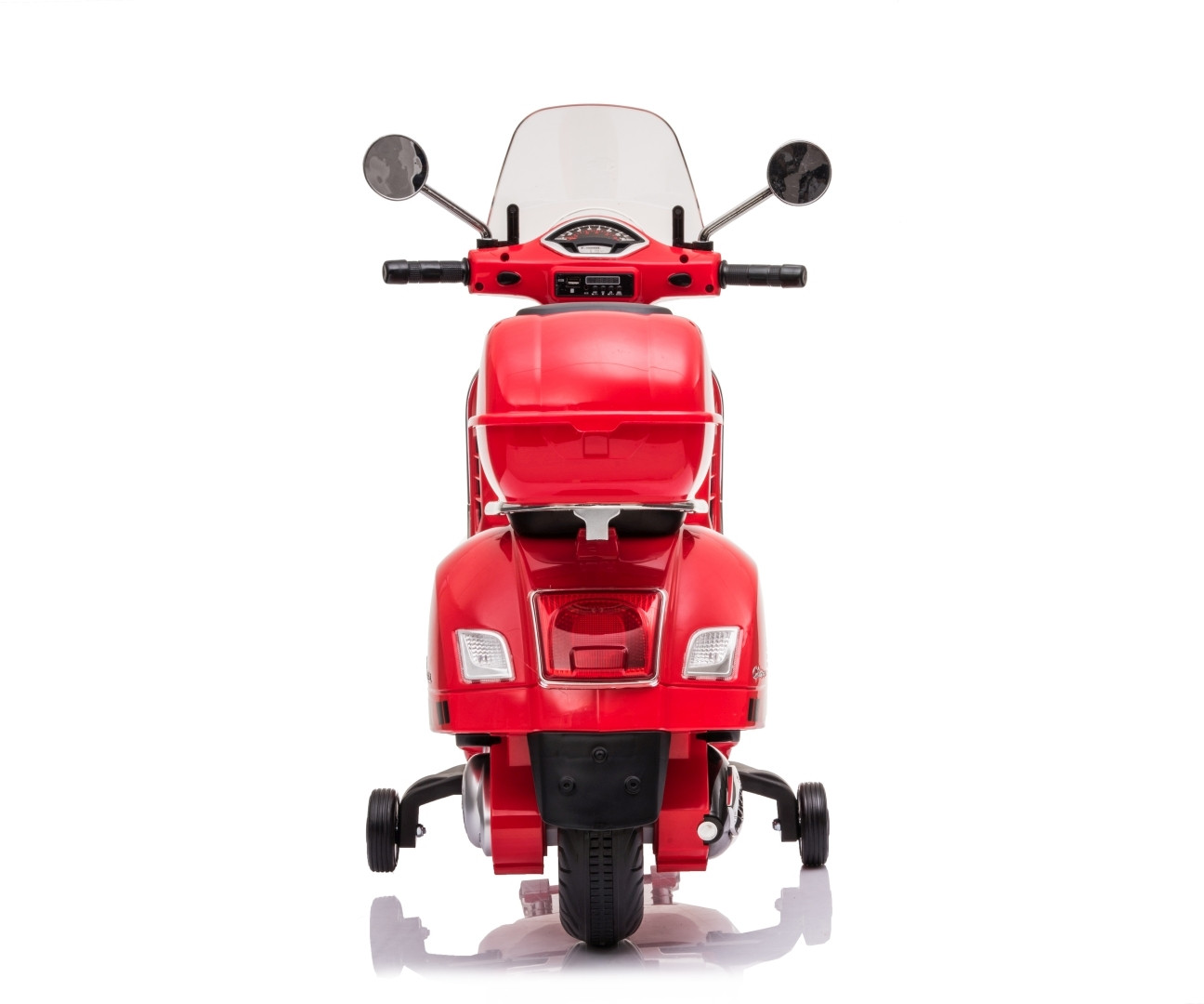 Elektrický skútr Vespa GTS Super červený