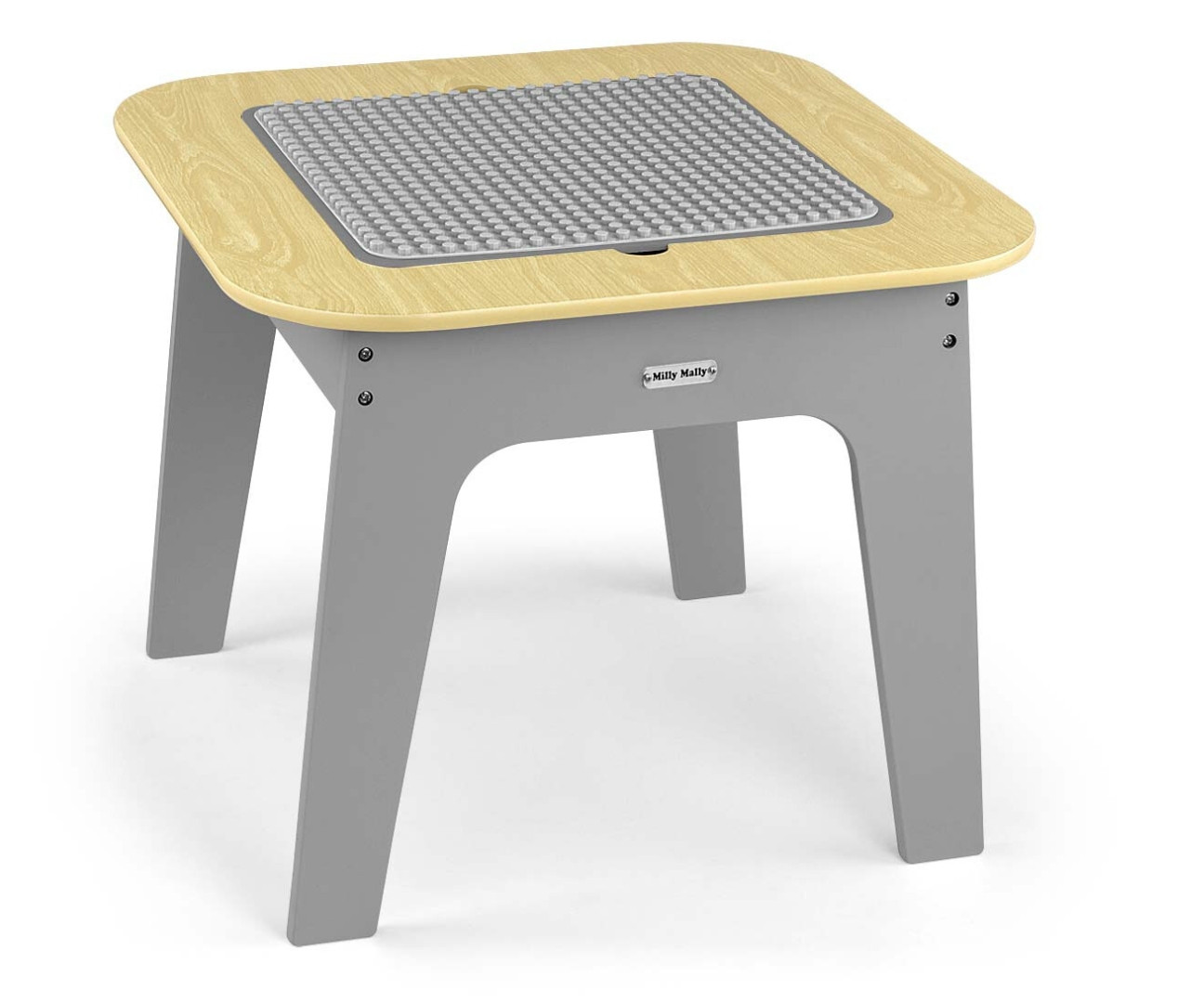 Dětský stůl Olaf Blocks tmavě šedý se dvěma židlemi