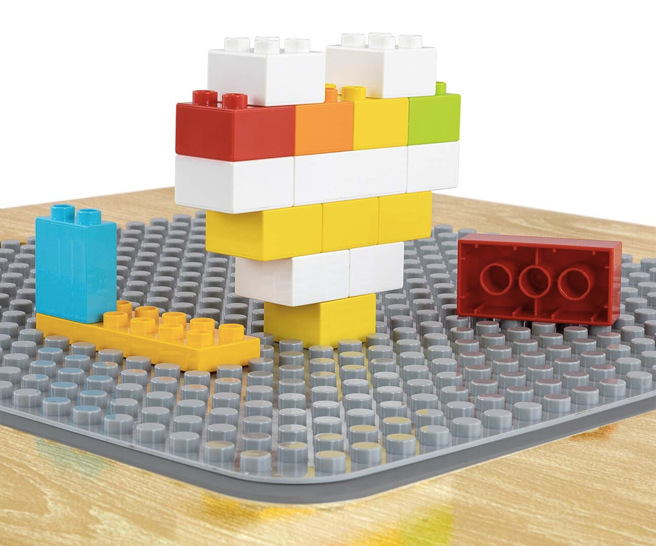 Dětský stůl Olaf Blocks tmavě šedý se dvěma židlemi