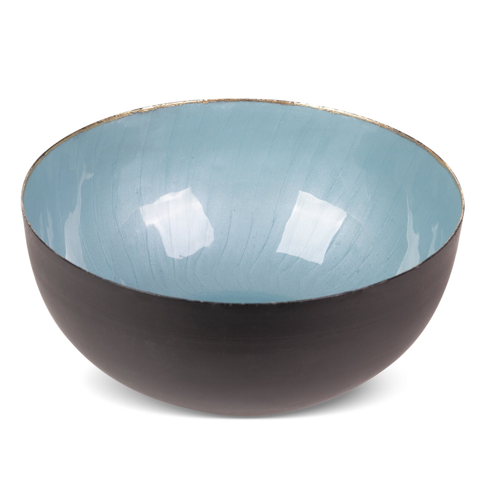 Dekorativní miska DORA 01 černá / tyrkysová