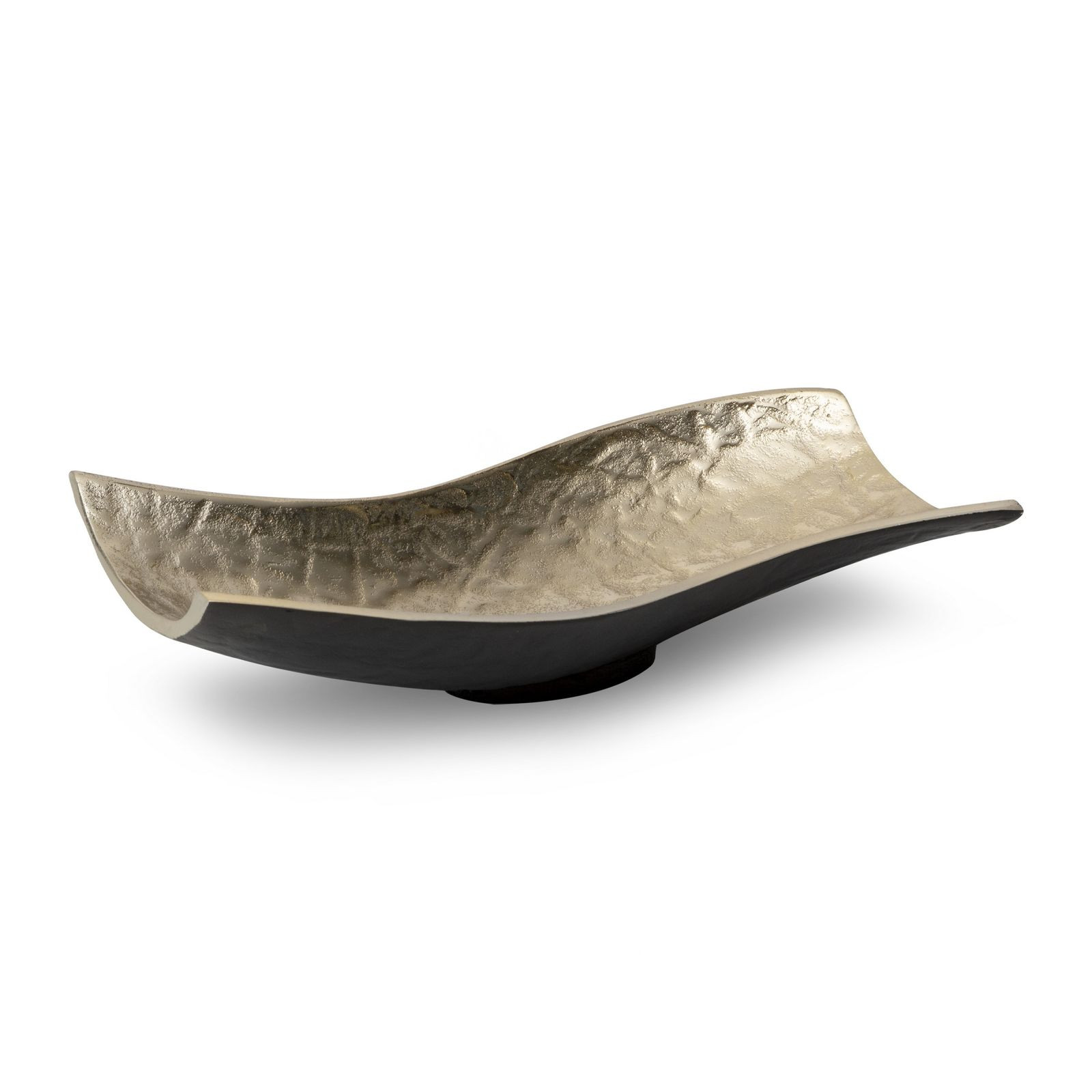 Dekorativní miska PEDRO2 01 černá / zlatá