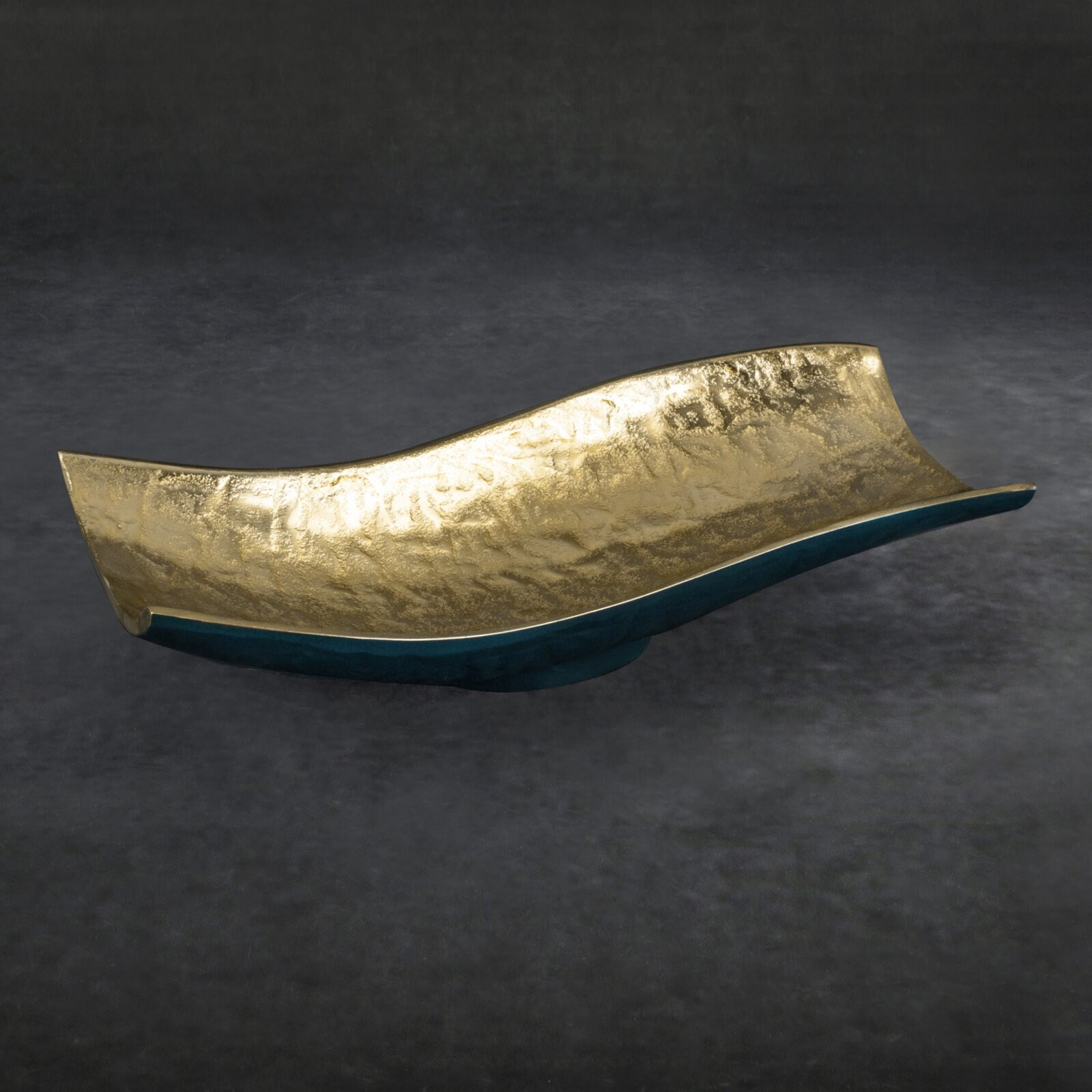 Dekorativní miska PEDRO2 07 granátová / zlatá