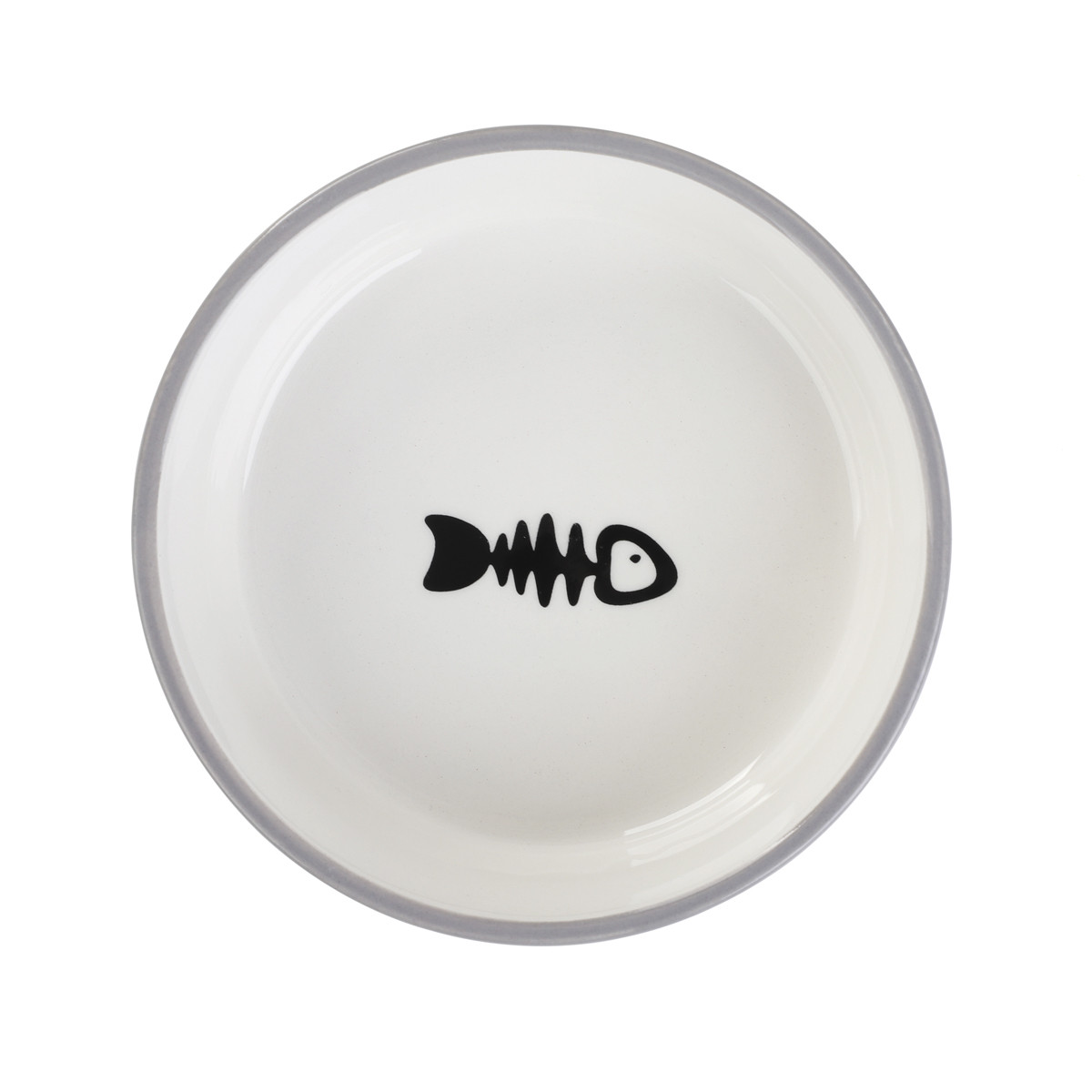 Miska pro kočku CATTY s rybou 884394