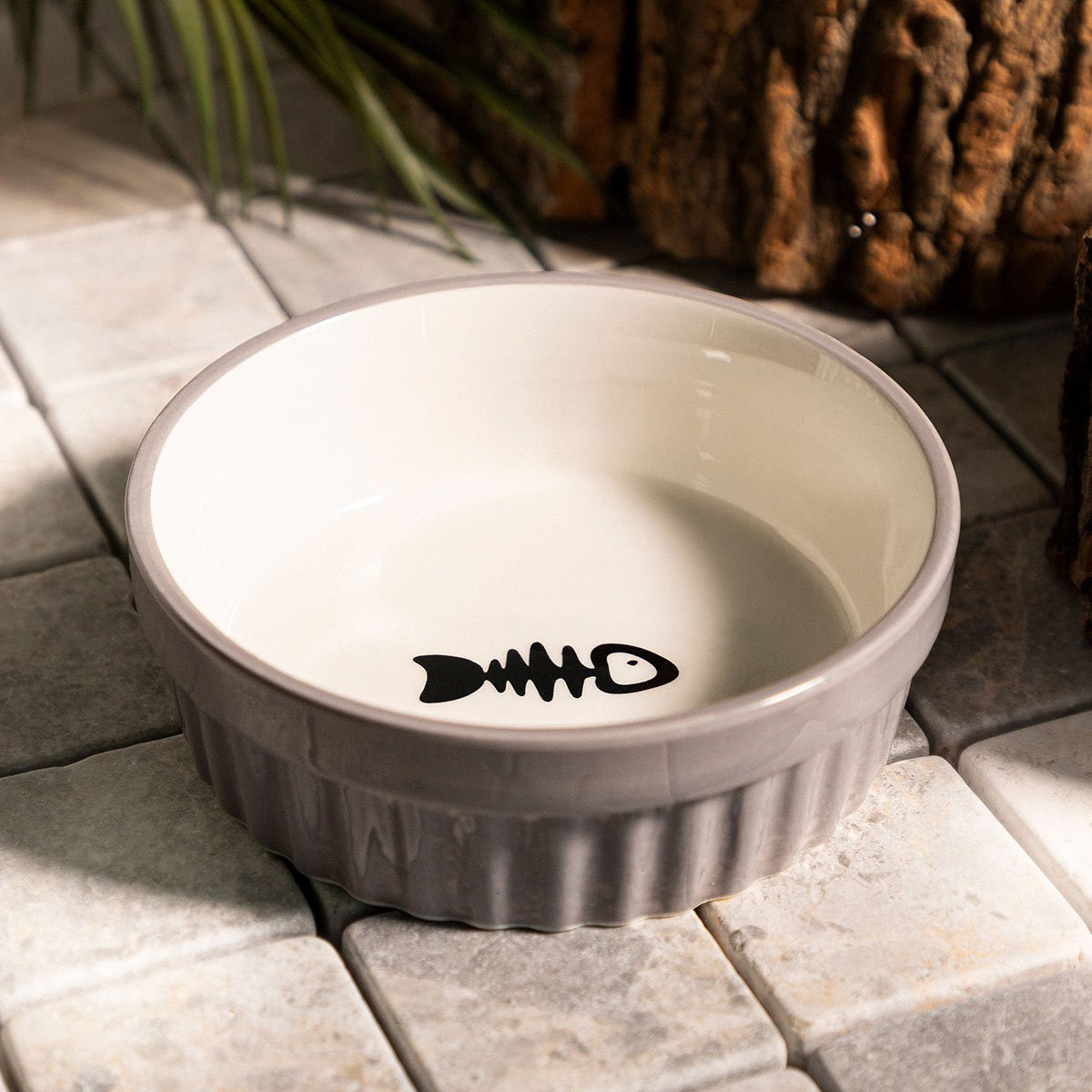 Miska pro kočku CATTY s rybou 884394