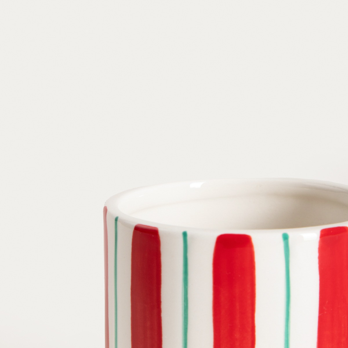 Hrnek JUNDI červený / bílý 760396 350 ml