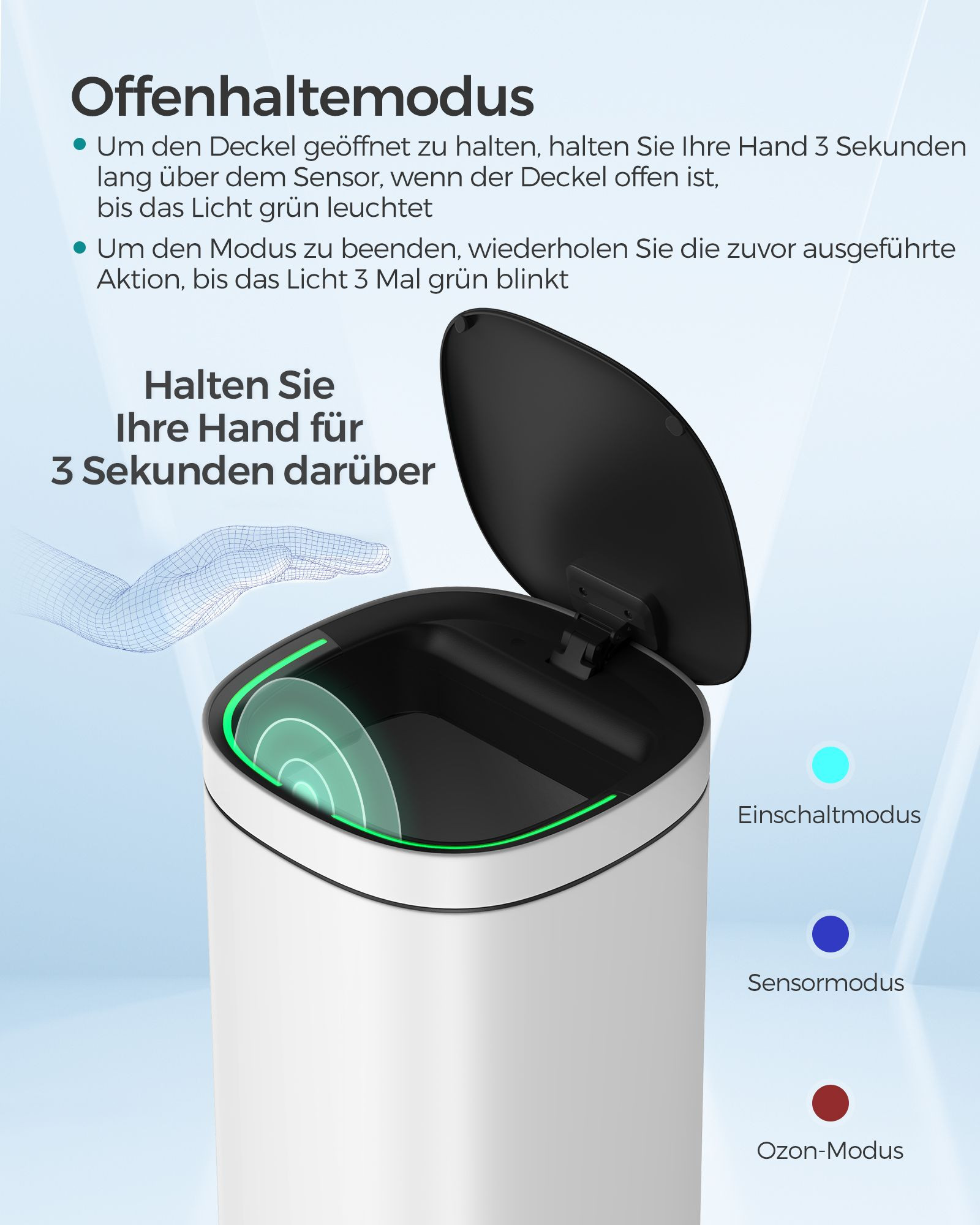 Odpadkový koš s pohybovým senzorem LTB620W5002
