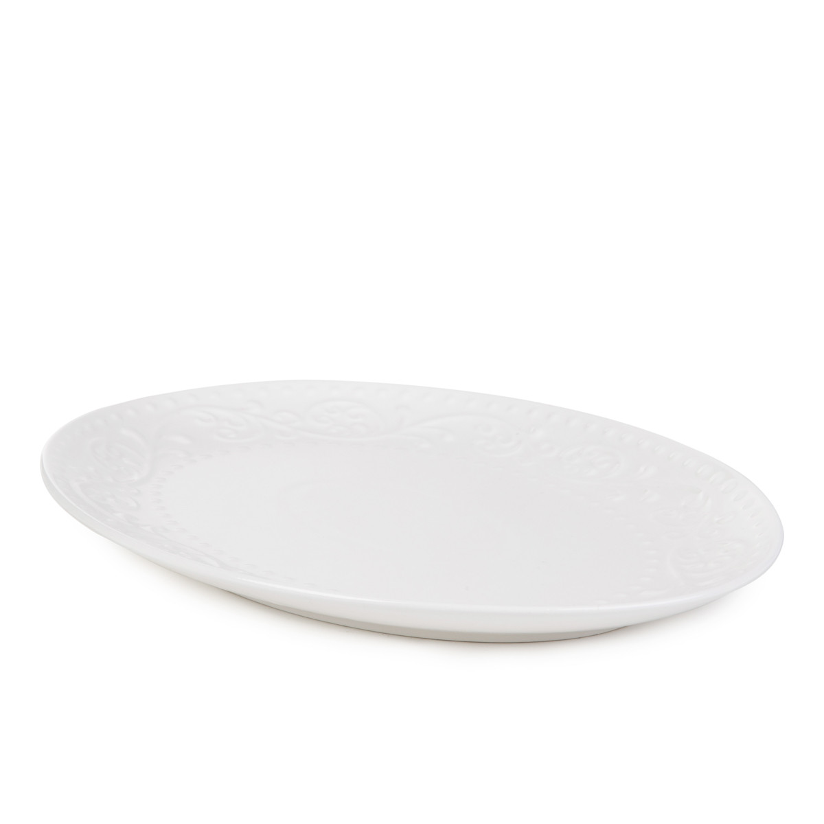 Servírovací talíř SYLIA s ornamentem 874715 35x25 cm