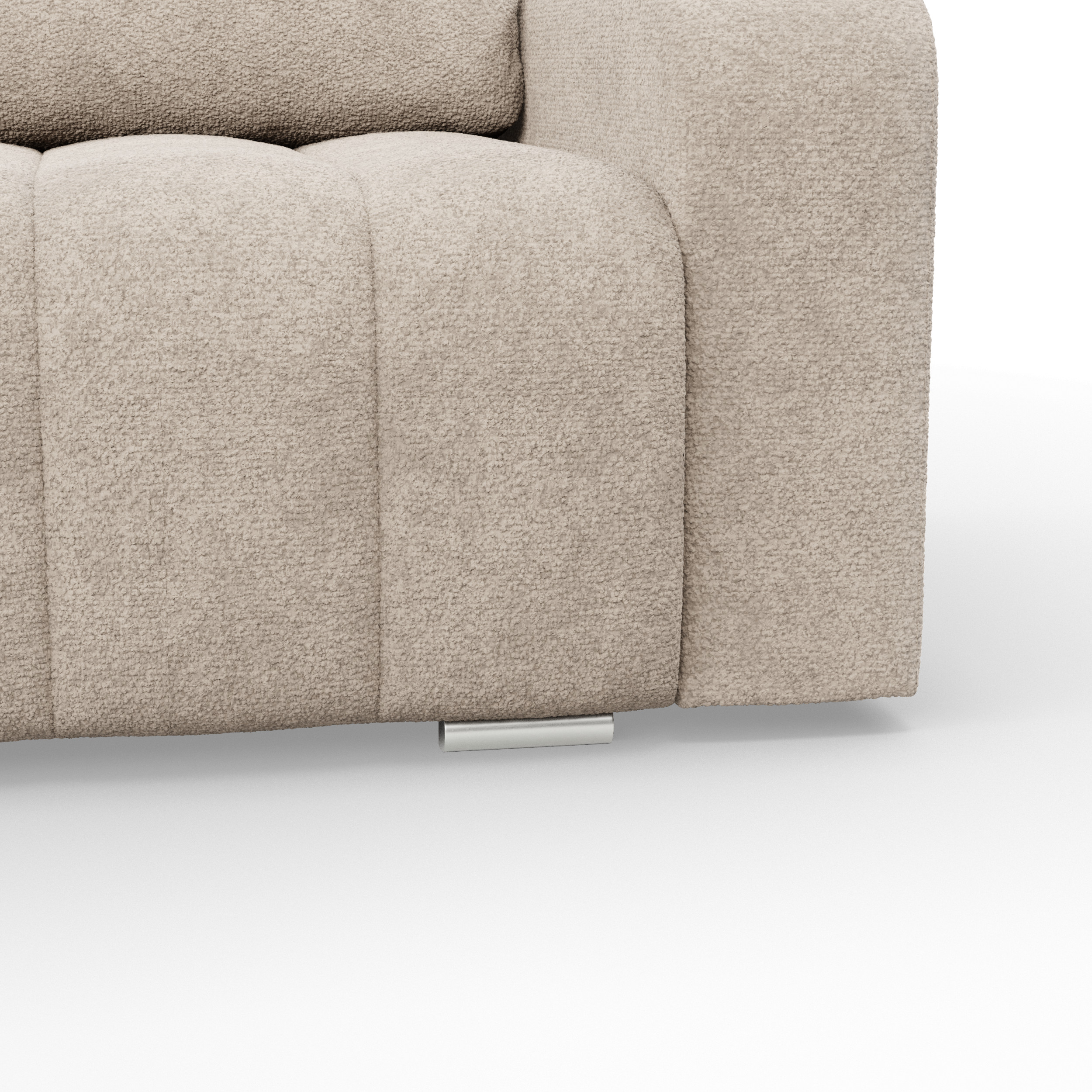 Rohová rozkládací sedačka ABRIELLE levá, béžová