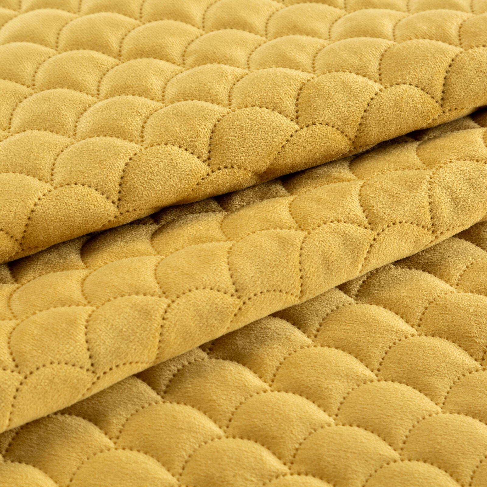 Přehoz na postel ARIEL hořčicový