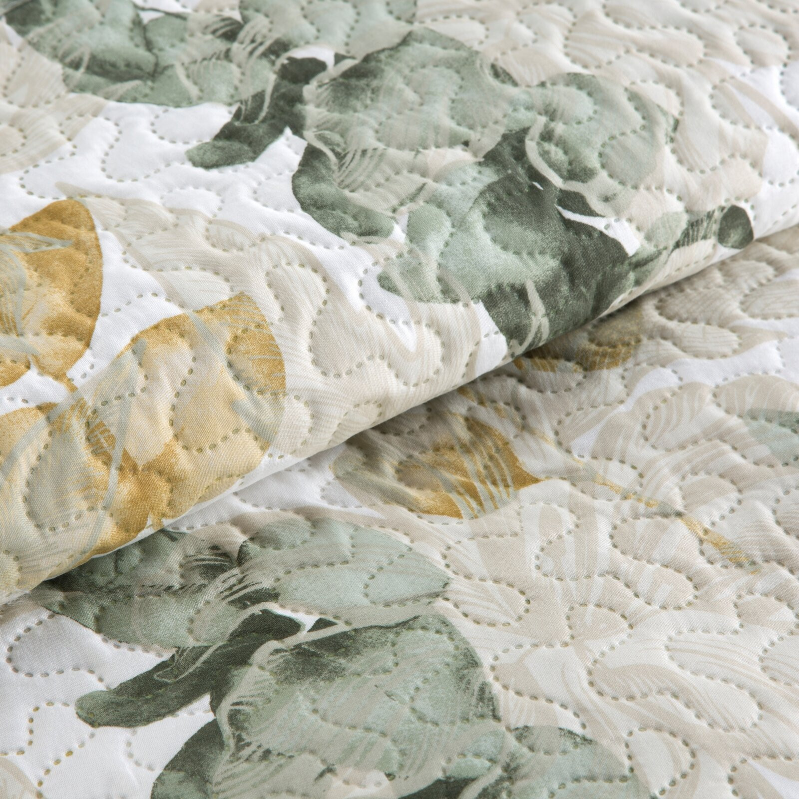 Přehoz D91 FLOWER 04 bílý