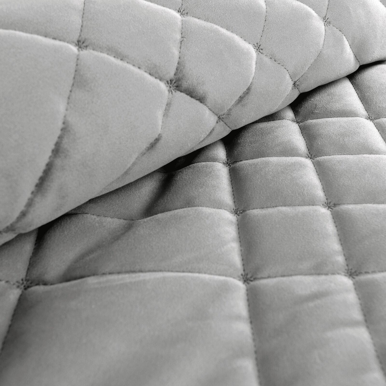 Přehoz na postel RIA 6 stříbrný