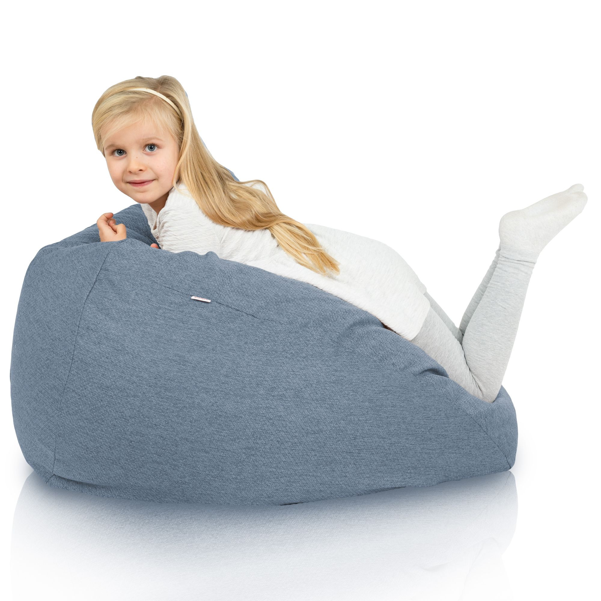 Sedací vak SAKO melanž modrý