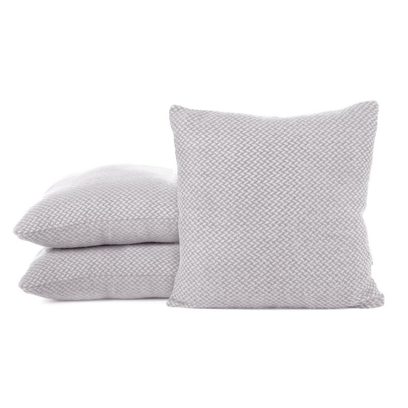 Povlak na polštář AKRYL 3 ocelovo-bílý