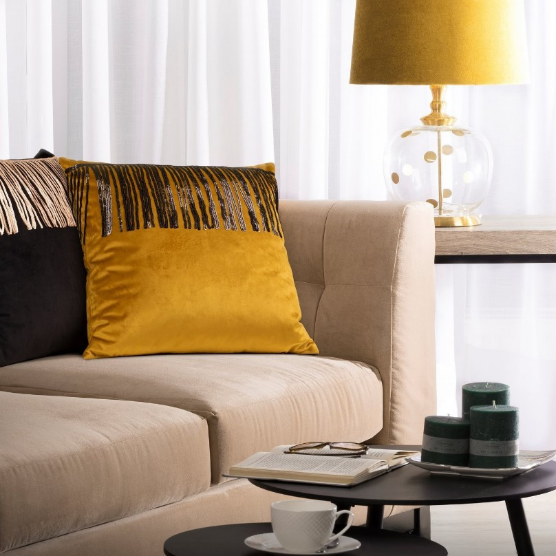 Povlak na polštář JASPER černá