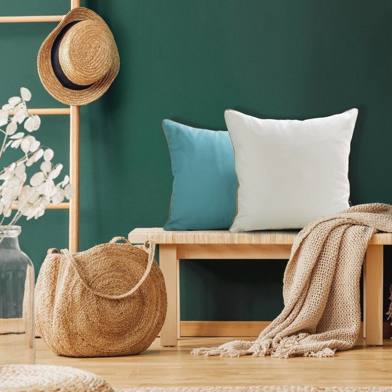 Povlak na polštář PREMIUM 9 zeleno-zlatý