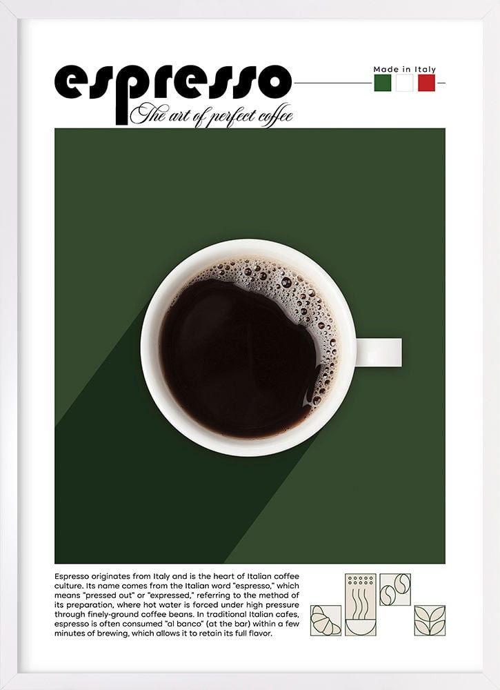 Obraz v rámu 149-W1 CUP OF ESPRESSO