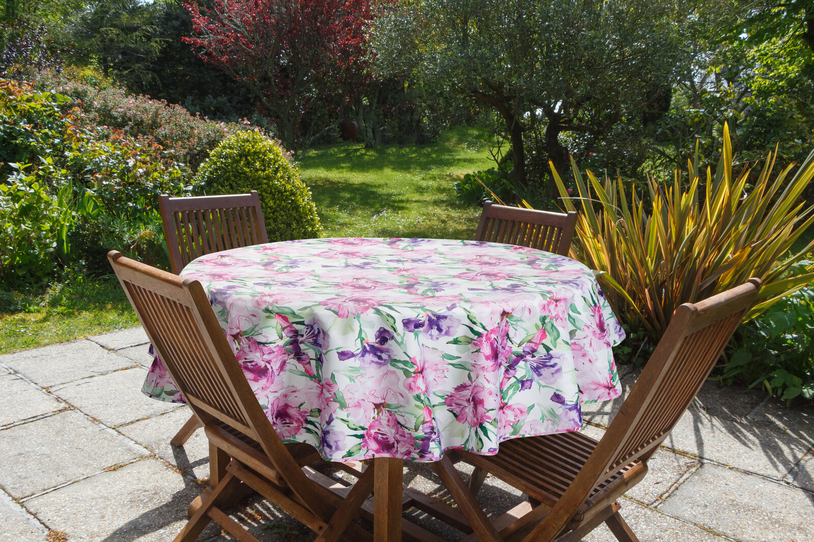 Ubrus GARDEN 34E růžový / fialový