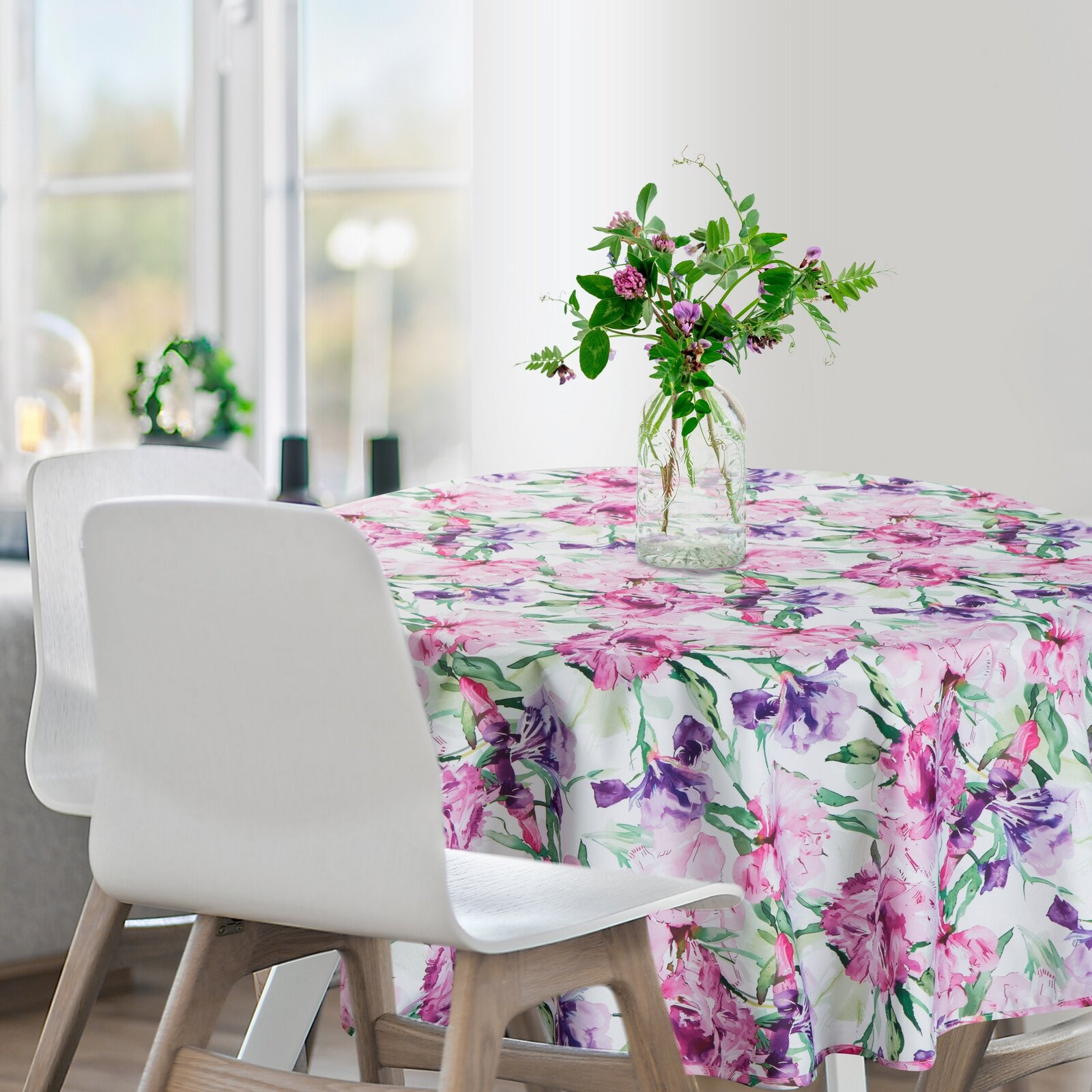 Ubrus GARDEN 34E růžový / fialový