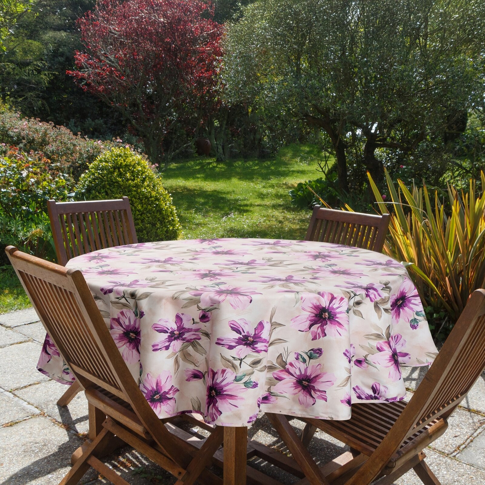 Ubrus GARDEN 29E krémový / růžový
