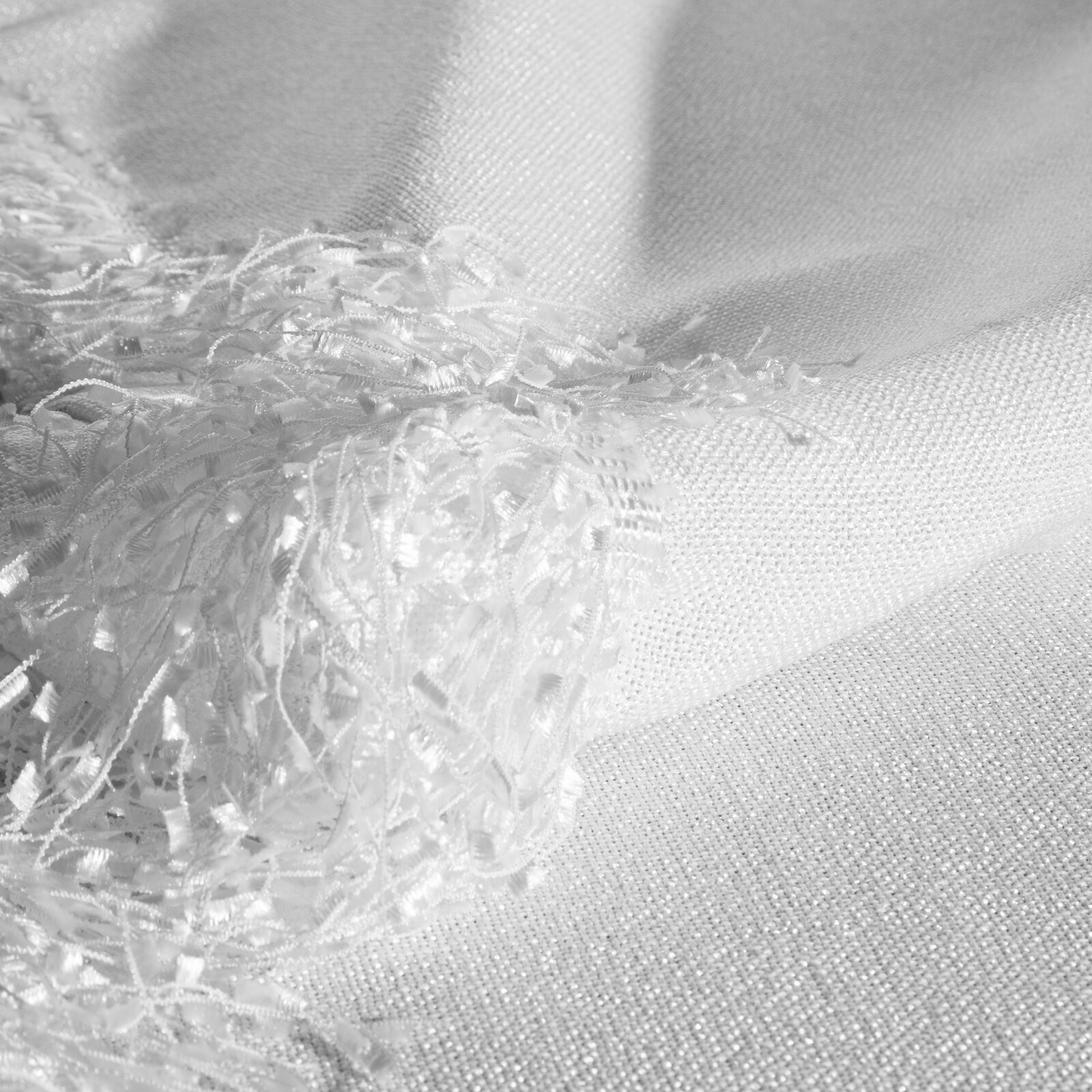 Ubrus JASPER bílý kruh